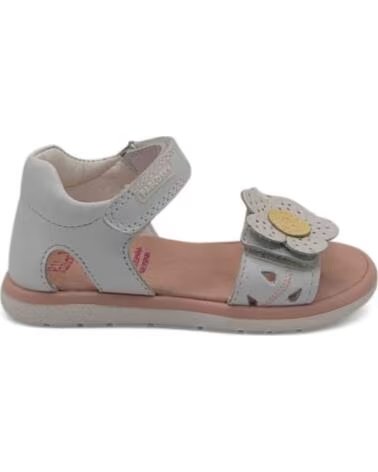 PABLOSKY SANDALI 253-039000 CON DETTAGLIO FLOREALE BLANCO