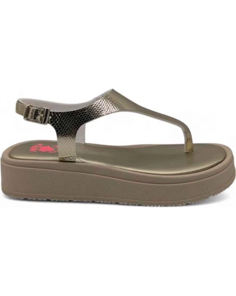 PABLOSKY 253-876782 ZEHENTRENNER-SANDALEN MIT PLATEAU ORO