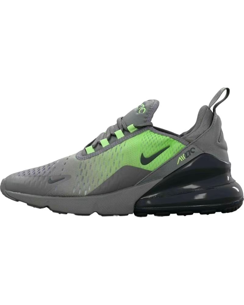NIKE SNEAKERS AIR MAX 270 943345-046 GRIGIO VERDE BLACK OR GREY