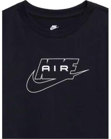 NIKE CAMISETA II0287-010 DE MANGA CORTA UNISEX BLACK OR GREY