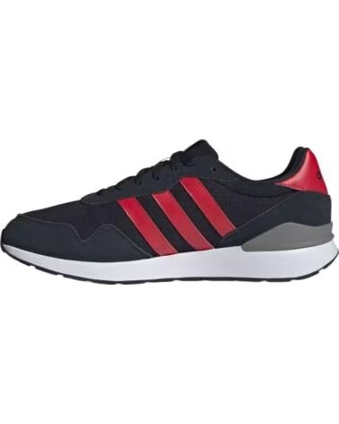 ADIDAS RUN 60S HERREN SNEAKER SCHWARZ UND ROT BLACK