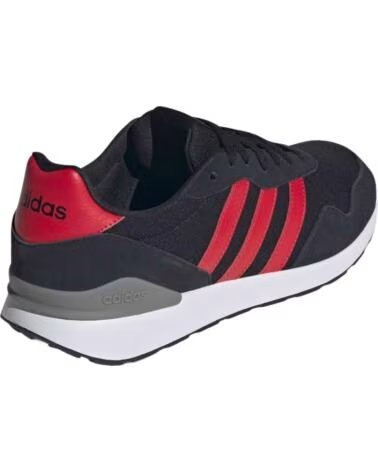 ADIDAS RUN 60S HERREN SNEAKER SCHWARZ UND ROT BLACK