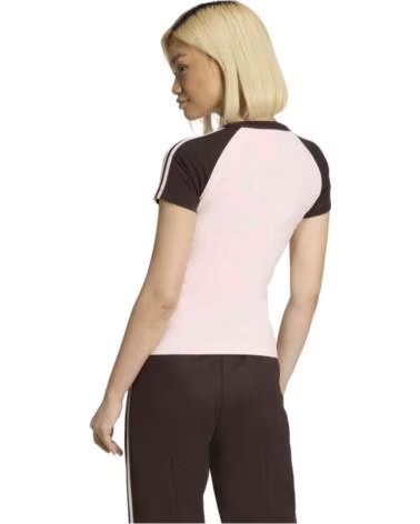 ADIDAS SST KURZARM-T-SHIRT FÜR DAMEN IN ROSA SANPIN-AUCOME-SANPIN