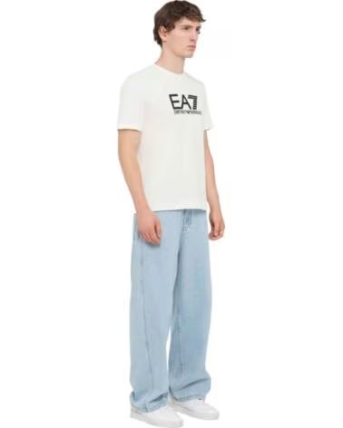 EMPORIO ARMANI EA7 KURZARM-T-SHIRT 7M000898AF10375-M1166 BLANCO-NEGRO