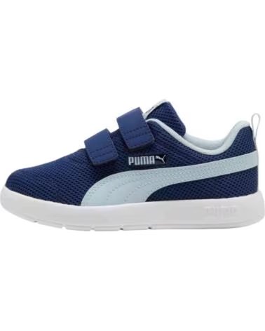 PUMA BASKETS COURTFLEX V3 MESH BLEU BLUE