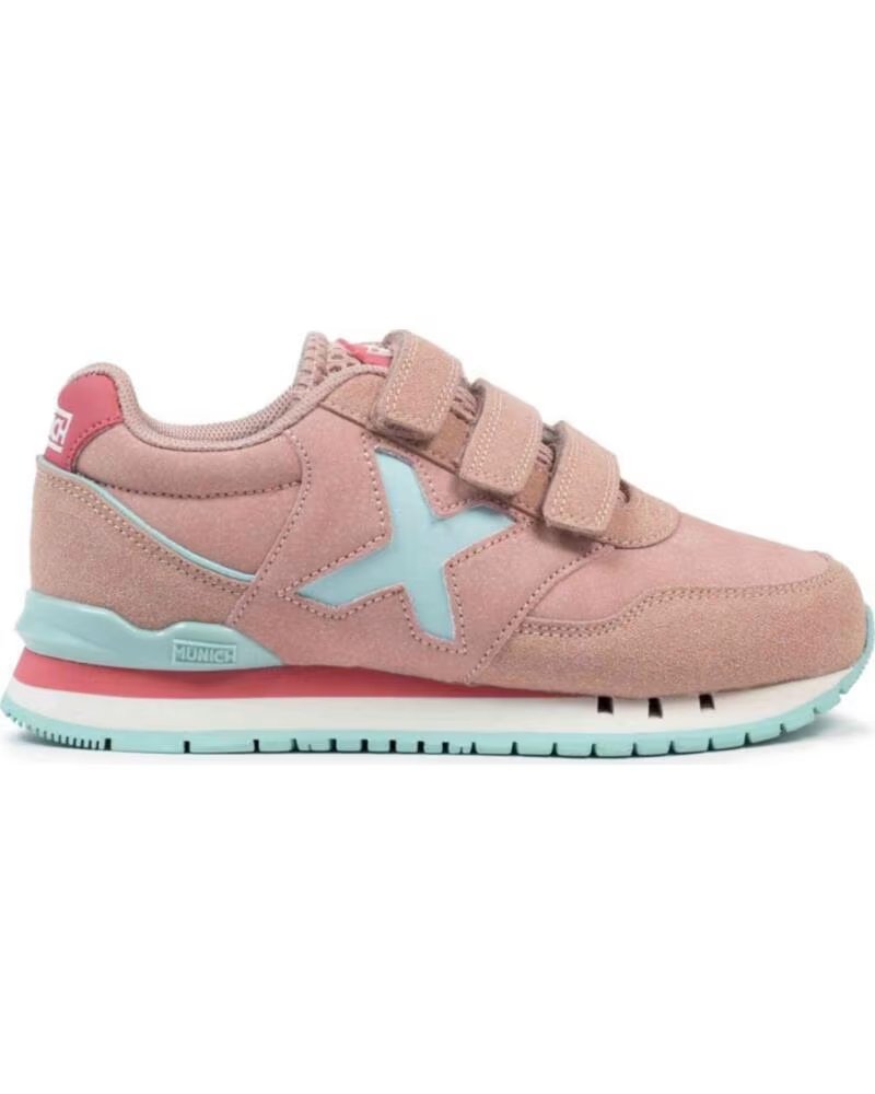 MUNICH ZAPATILLAS DASH KID EN ROSA PARA NINOS UNISEX PINK