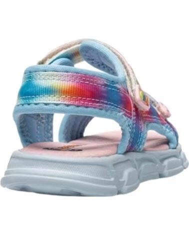 PABLOSKY 9862 MEHRFARBIGE SANDALEN FÜR MÄDCHEN MIT KLETTVERSCHLUSS RIBBONS