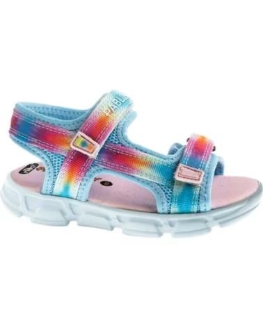 PABLOSKY 9862 MEHRFARBIGE SANDALEN FÜR MÄDCHEN MIT KLETTVERSCHLUSS RIBBONS