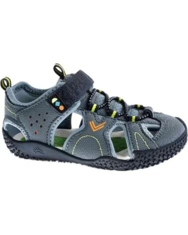 PABLOSKY SANDÁLIAS INFANTIS 985810 CINZA AZUL GRIS NARAN