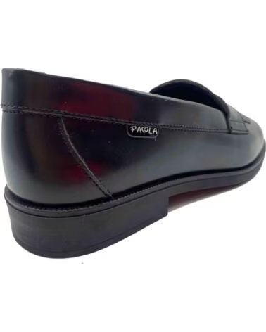 PAOLA 210-879111 FRINGED LOAFERS FOR GIRLS NEGRO