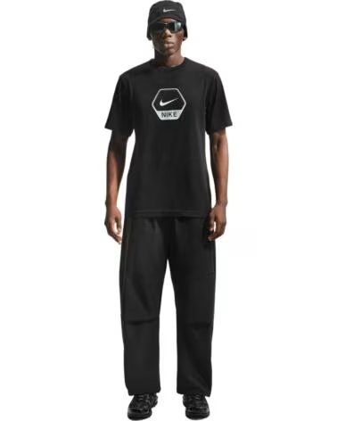 NIKE T-SHIRT SPORTSWEAR À MANCHES COURTES NOIR POUR HOMME BLACK