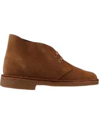 CLARKS HERREN STIEFELETTEN 180254 WILDLEDER BRAUN COLA