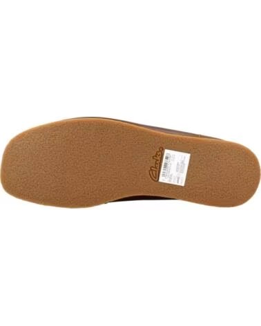 CLARKS WALLABEE STIEFEL 26172822C AUS BRAUNEM BESWAX-LEDER BESWAX