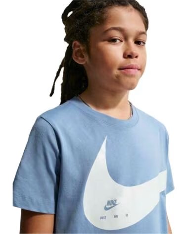 NIKE SPORTSWEAR KURZARM-T-SHIRT FÜR KINDER BLAU BLUE