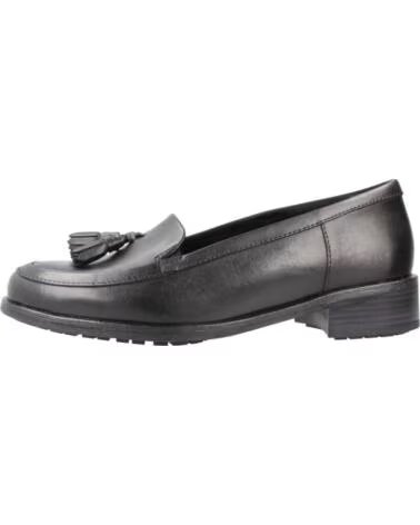CLARKS MOCASSINS FEMININOS MODELO 26178703C COR PRETA BLACK