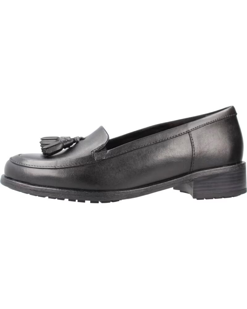 CLARKS MOCASSINS FEMININOS MODELO 26178703C COR PRETA BLACK