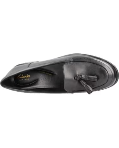 CLARKS MOCASSINS FEMININOS MODELO 26178703C COR PRETA BLACK