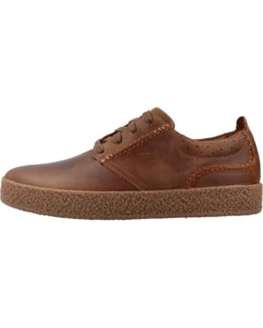 CLARKS 26183418C SNEAKER AUS LEDER IN BRAUN BESWAX