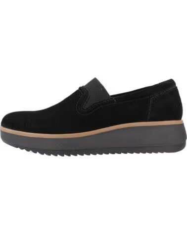 CLARKS MOCASSINS FEMININOS 26180118C CAMURÇA PRETO BLACK
