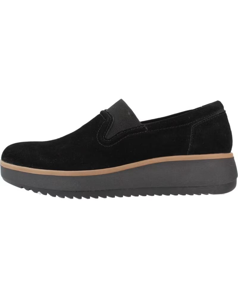 CLARKS MOCASSINS FEMININOS 26180118C CAMURÇA PRETO BLACK