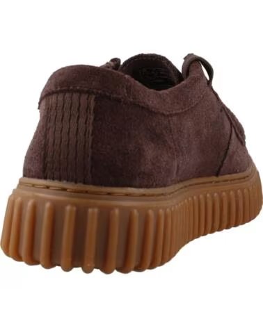 CLARKS 180273 WILDLEDER MOKASSINS IN BRAUN DRKBRWN