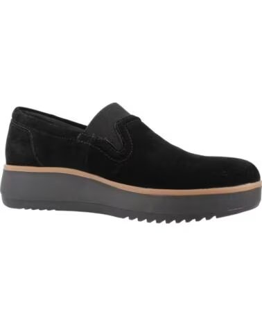 CLARKS MOCASSINS FEMININOS 26180118C CAMURÇA PRETO BLACK