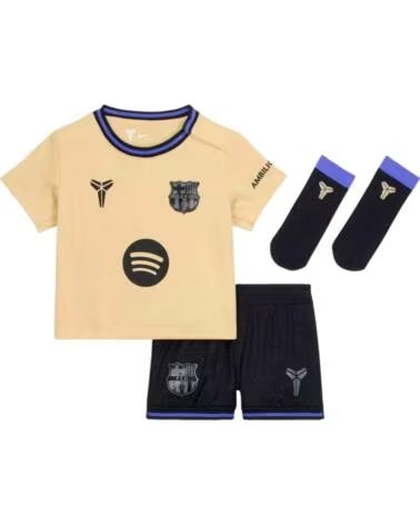 NIKE CONJUNTO SEGUNDA EQUIPACIÓN FC BARCELONA 2025-26 BEBÉ