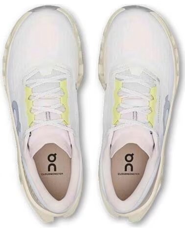 ON CHAUSSURES DE RUNNING CLOUDMONSTER 3 W SEEDLING BLANC FEMME WHITE