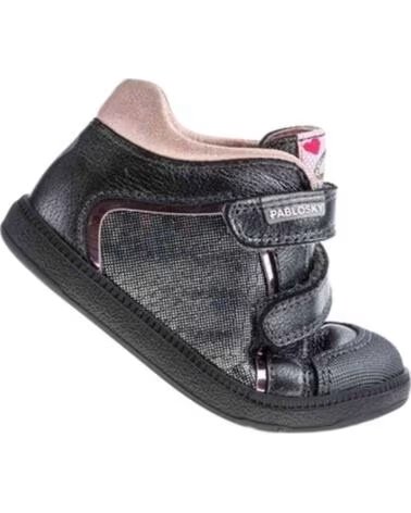 Sneaker für Mädchen PABLOSKY SPORTSCHUHE MODELL 047450P SILBER-GRAU PLATA