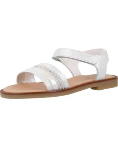 PABLOSKY 438108 SANDALEN AUS LEDER MIT KLETTVERSCHLUSS BLANCO DE PIEL CON CIERRE ADHERENTE