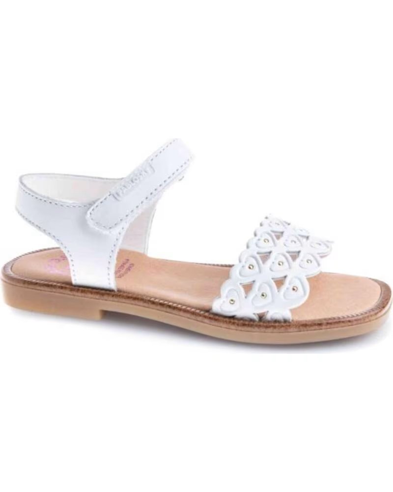 PABLOSKY SANDALI 427400 BIANCHI PER BAMBINA EMOJI SEGOE UI SYMBOL