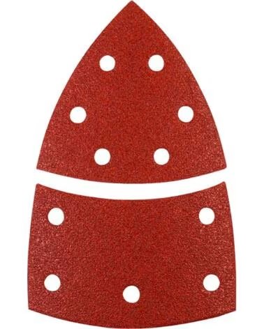 KWB FEUILLES ABRASIVES POUR PONCEUSE DELTA MULTICOLOR