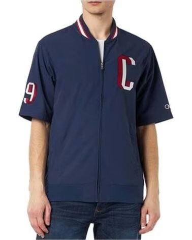 CHAMPION CHAQUETA 218513-BS561 ESTILO VARSITY AZUL PARA HOMBRE