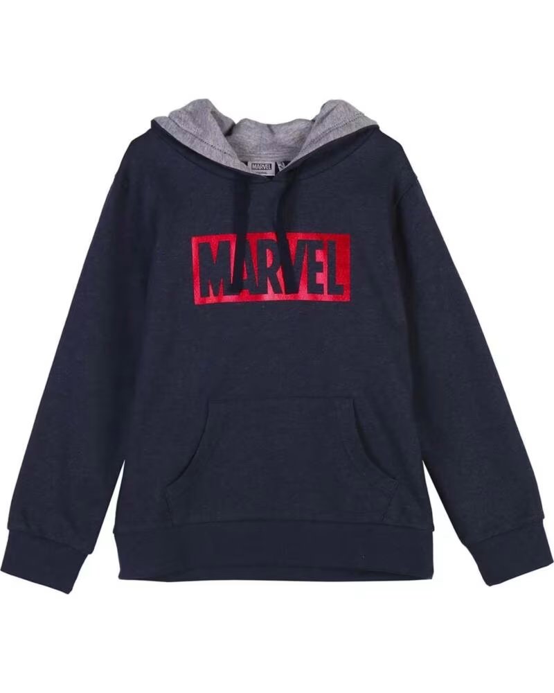 ARTESANIA CERDA SUDADERA CON CAPUCHA MARVEL PARA NIÑOS AZUL