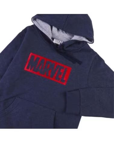 ARTESANIA CERDA SUDADERA CON CAPUCHA MARVEL PARA NIÑOS AZUL