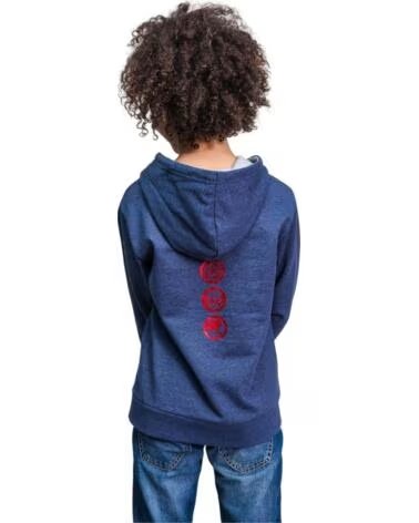 ARTESANIA CERDA SUDADERA CON CAPUCHA MARVEL PARA NIÑOS AZUL