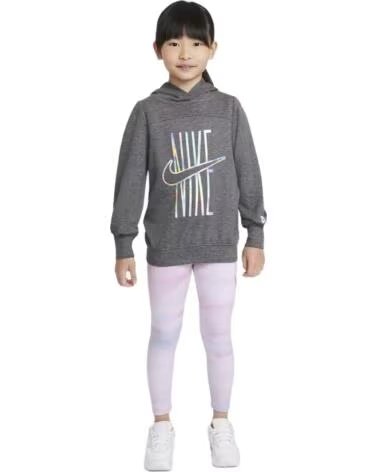 NIKE FELPA CON CAPPUCCIO 36I086-C81 PER BAMBINI GRIS