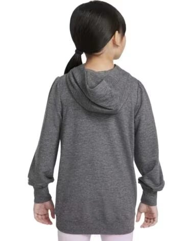 NIKE FELPA CON CAPPUCCIO 36I086-C81 PER BAMBINI GRIS