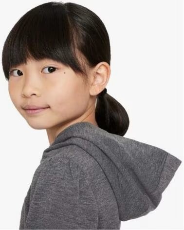 NIKE FELPA CON CAPPUCCIO 36I086-C81 PER BAMBINI GRIS