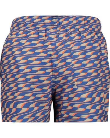 PUMA BADESHORTS MIT WELLENMUSTER FÜR HERREN MULTICOLOR