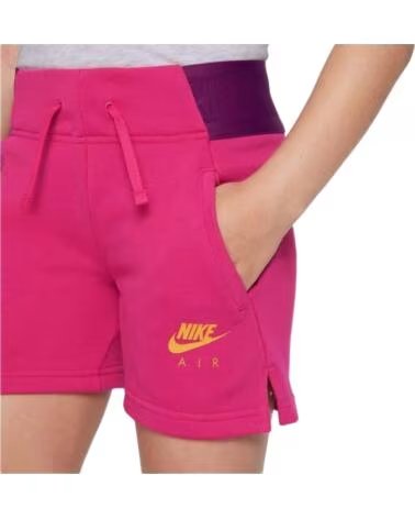 NIKE PANTALONCINI AIR DM8218-666 PER BAMBINI ROSA