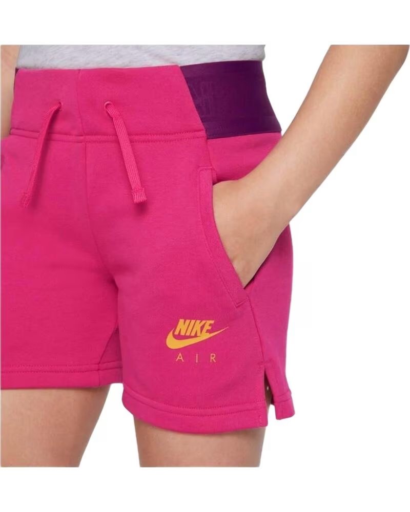NIKE PANTALONCINI AIR DM8218-666 PER BAMBINI ROSA
