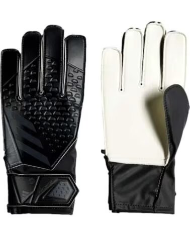 ADIDAS GUANTI DA CALCIO PREDATOR HY4077 PER BAMBINI NEGRO