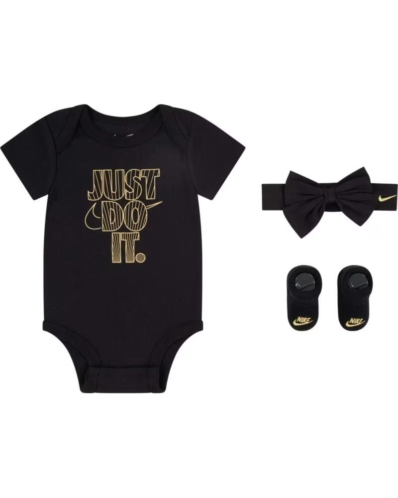 NIKE NN1006-023 JUST DO IT SET FÜR BABYS NEGRO