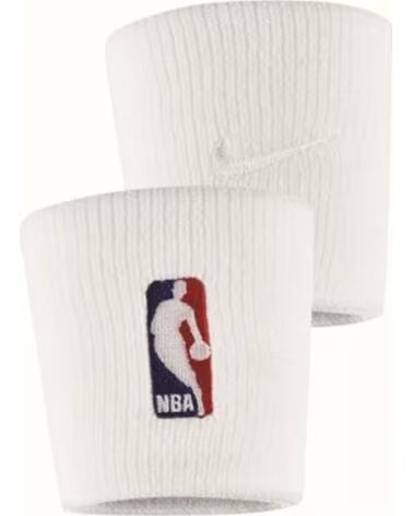 NIKE POIGNETS ÉPONGE NKN03100 NBA UNISEXE BLANCS BLANCO