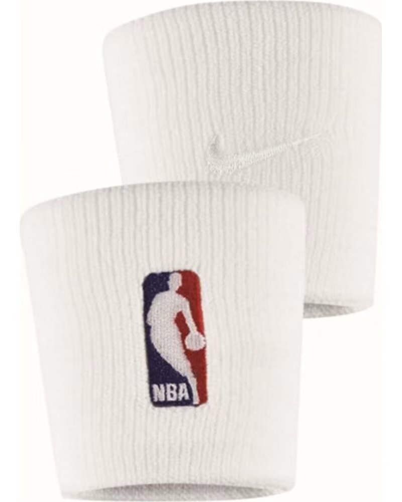 NIKE POIGNETS ÉPONGE NKN03100 NBA UNISEXE BLANCS BLANCO