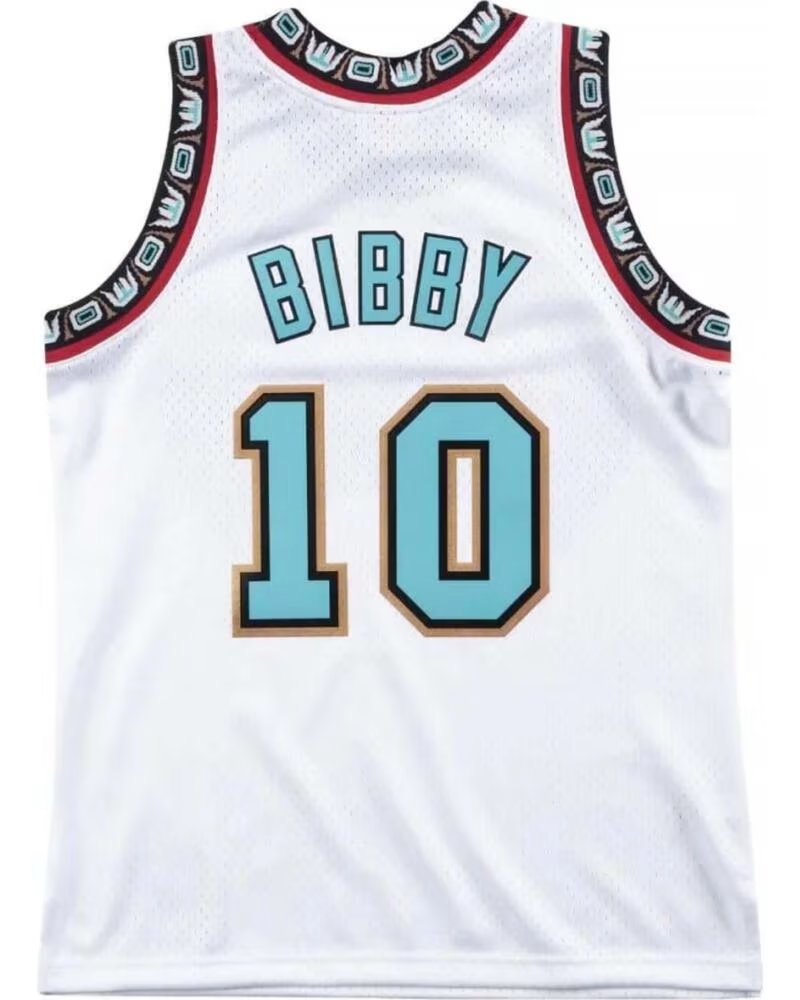 MITCHELL NESS CANOTTA & VANCOUVER GRIZZLIES MIKE BIBBY 1998-99 HARDWOOD CLASSICS BLANCO