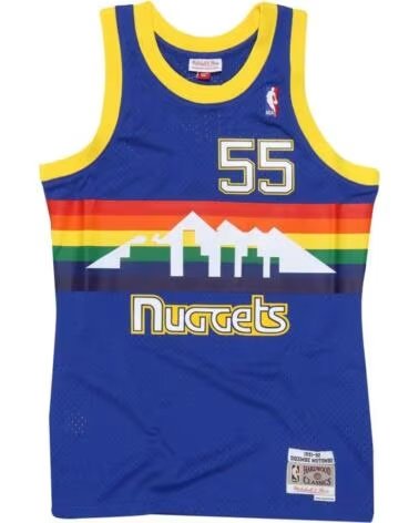 MITCHELL NESS DÉBARDEUR & DENVER NUGGETS DIKEMBE MUTOMBO 1991-92 MULTICOLOR