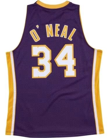 MITCHELL NESS DÉBARDEUR & SHAQUILLE O´NEAL LAKERS 1999-00 MORADO