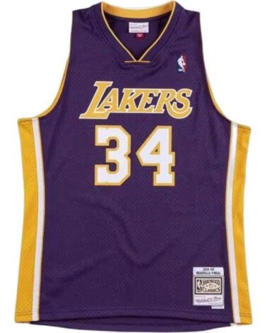MITCHELL NESS DÉBARDEUR & SHAQUILLE O´NEAL LAKERS 1999-00 MORADO